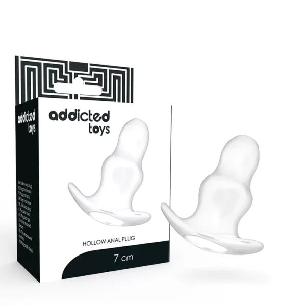 Toys Small Transparent Expansion Plug 7 cm TPE Waterproof