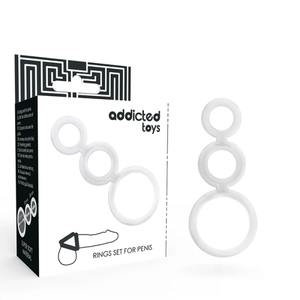 Toys Rings Set Transparent - 3 Sizes