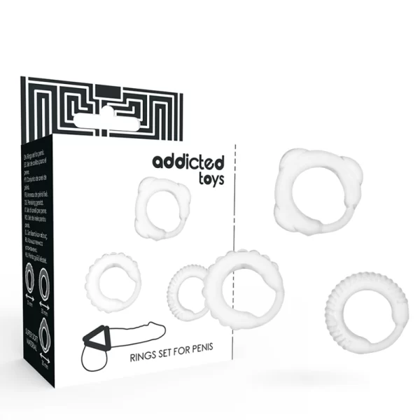 TOYS C-Ring Set Clear - Flexible Silicone Support Rings