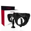 Intimate Set - PU Leather Panties with Interchangeable Attachments