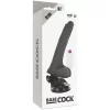BASECOCK Pilotowany Wibrator Czarny 19cm x 4cm TPE z Pilotem