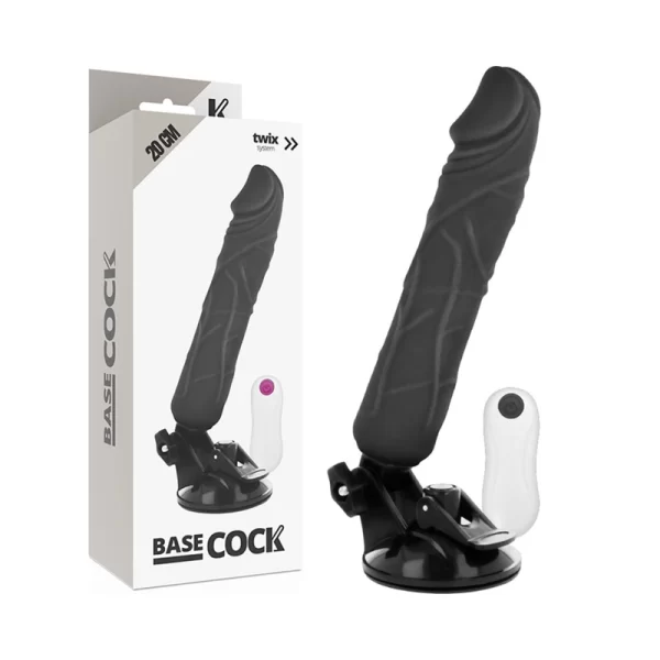 Remote Control Flexible Vibrating Model Black 20cm x 4cm