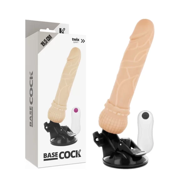 Remote Vibrating Model 19.5 cm Flesh Tone Flexible TPE