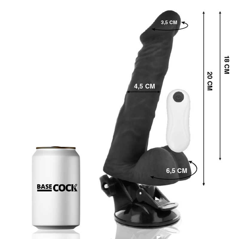 Basecock Przegubowy Model Czarny 20 cm Pilot Przewodowy TPE