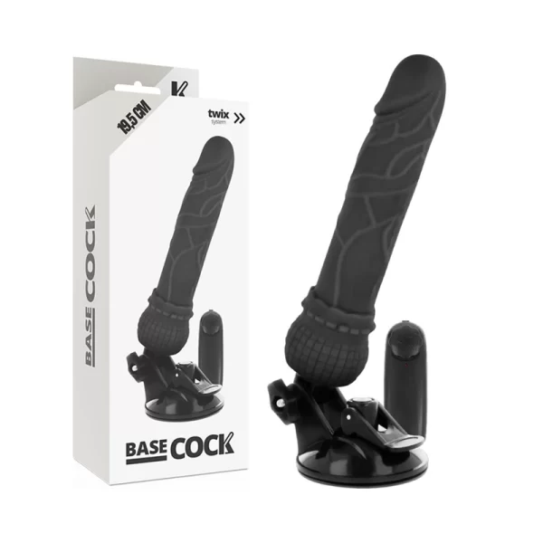 Remote Controlled Intimate Machine Black 19.5 cm Flexible Design