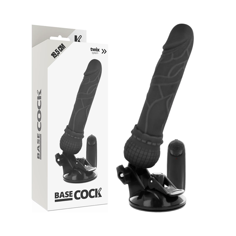 Remote Controlled Intimate Machine Black 19.5 cm Flexible Design