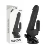 Black Vibrating Flexible Model 18.5cm Remote Control TPE