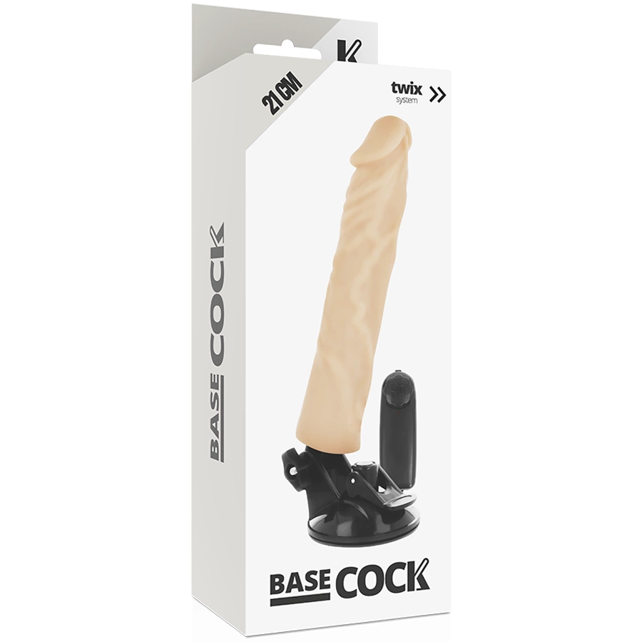 BASECOCK WibrujÄ…cy Model Anatomiczny 21 cm TPE Pilot Przewodowy