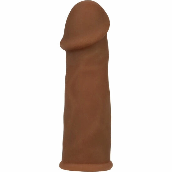 Futurotic Brown Extender Sleeve 14cm Flexible TPR Futurotic Brown Extender Sleeve 14cm Flexible TPR