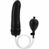 COLT Hefty Probe Inflatable Silicone Plug Black 15.5cm