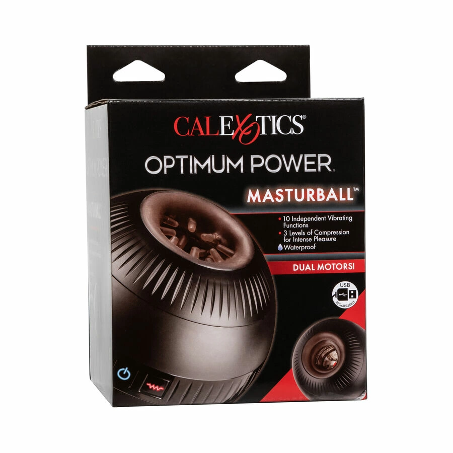 CalExotics Optimum Power Masturball - System Kompresji i Wibracji USB 11