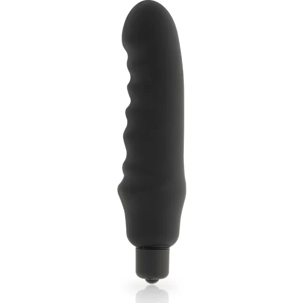 Genius Black Silicone Intimate Massager 7 Modes 150mm