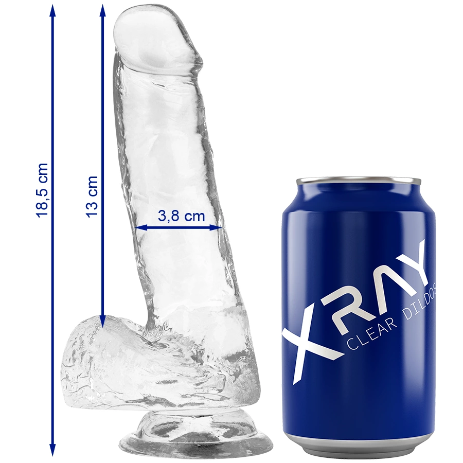 XRAY Transparent Intimate Model 18.5 cm - Flexible