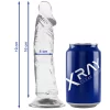 XRAY Clear Model 19 cm Transparent Intimate System with Suction Base