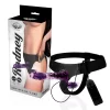 Rodney Vibrating Double System 18 cm Black Harness