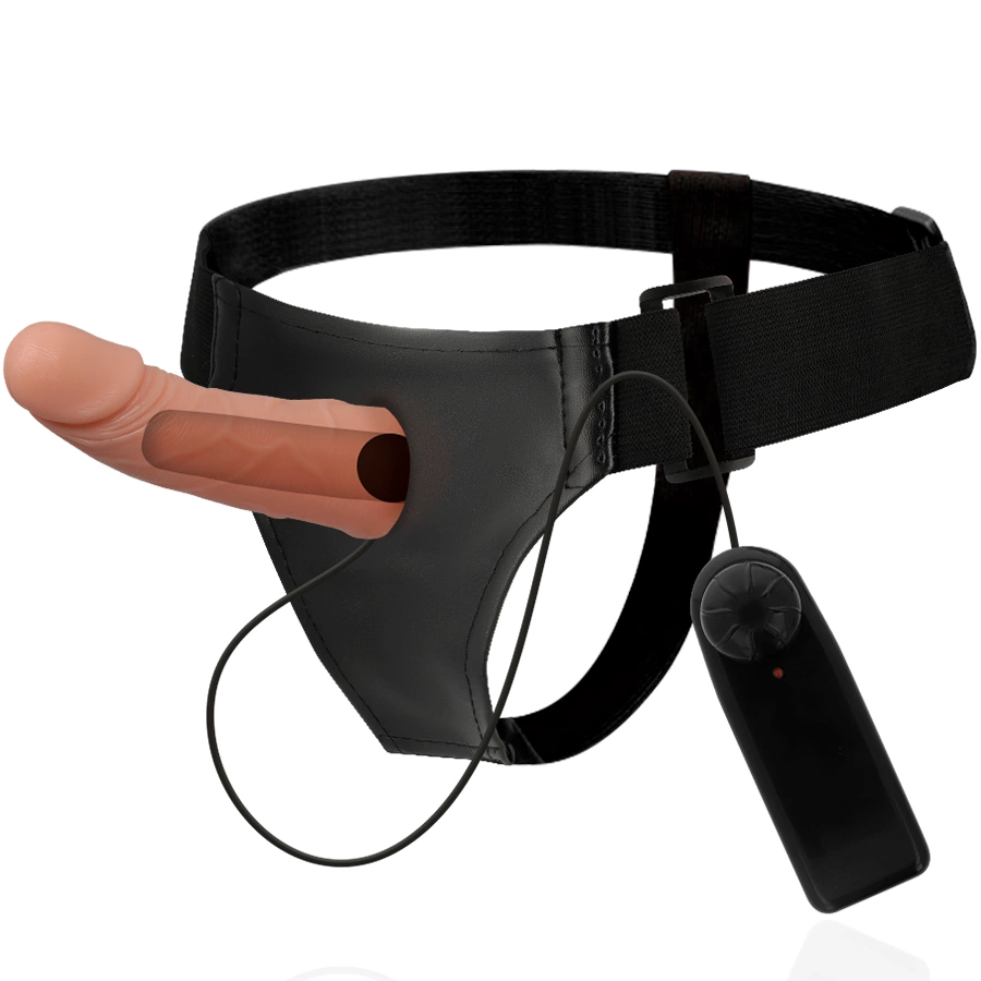 Harness Attraction UprzÄ…Å¼ Intymna z Wibratorem 15 cm Naturalny TPR