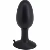 Roll Play Medium Silicone Plug 10 cm Black