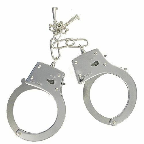 Metal Handcuffs - Robust Adjustable Steel Restraints