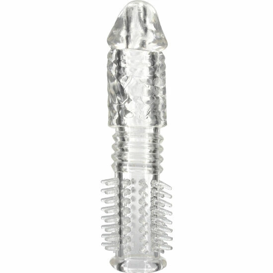 Silicone Extension Sleeve Transparent Textured Cover