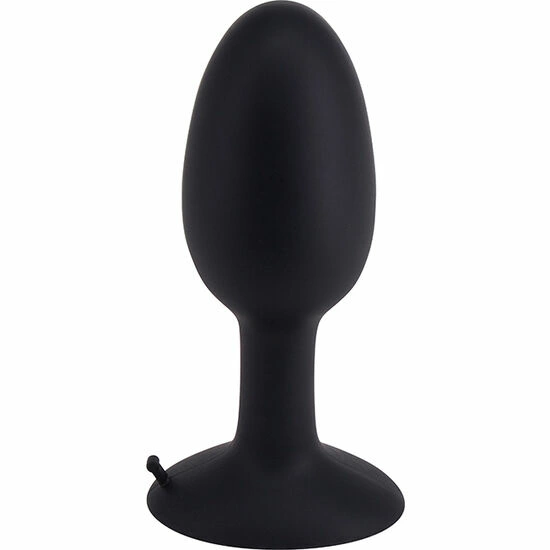 Roll Play Silicone Plug Large 12x4cm Black