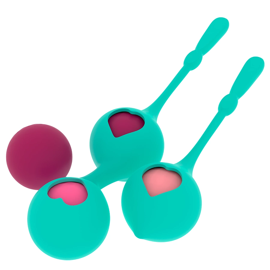 Rithual Deva Aqua Green - Zestaw do Ä‡wiczeÅ„ miÄ™Å›ni dna miednicy 4 elementy