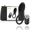 Chic Desire Black/Gold Vibrating Ring Remote Rechargeable