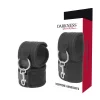 Neoprene Adjustable Handcuffs with Soft Inner Lining Black