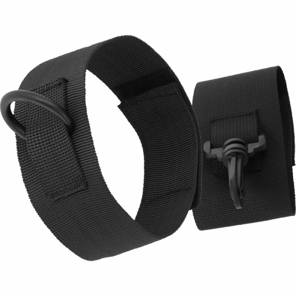 Darkness Ankle Cuffs Black - komfortowe nylonowe mankiety na kostki