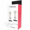 Darkness Transparent - Zestaw Przyssawek Fale 5 cm do Stymulacji Biustu