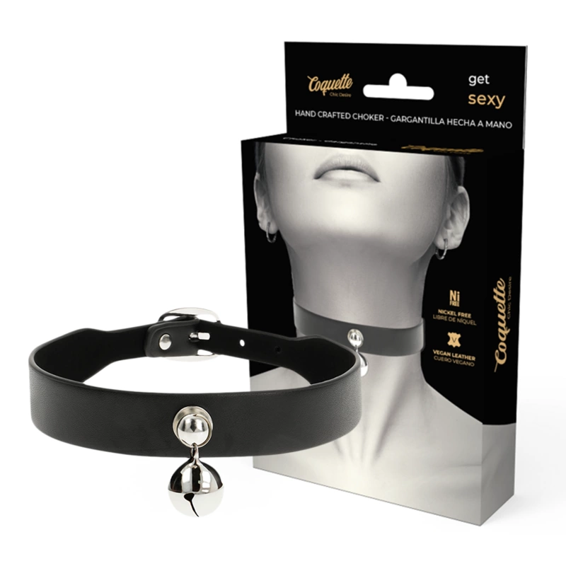 Chic Desire Vegan Leather Collar - Adjustable Elegant Accessory 43cm