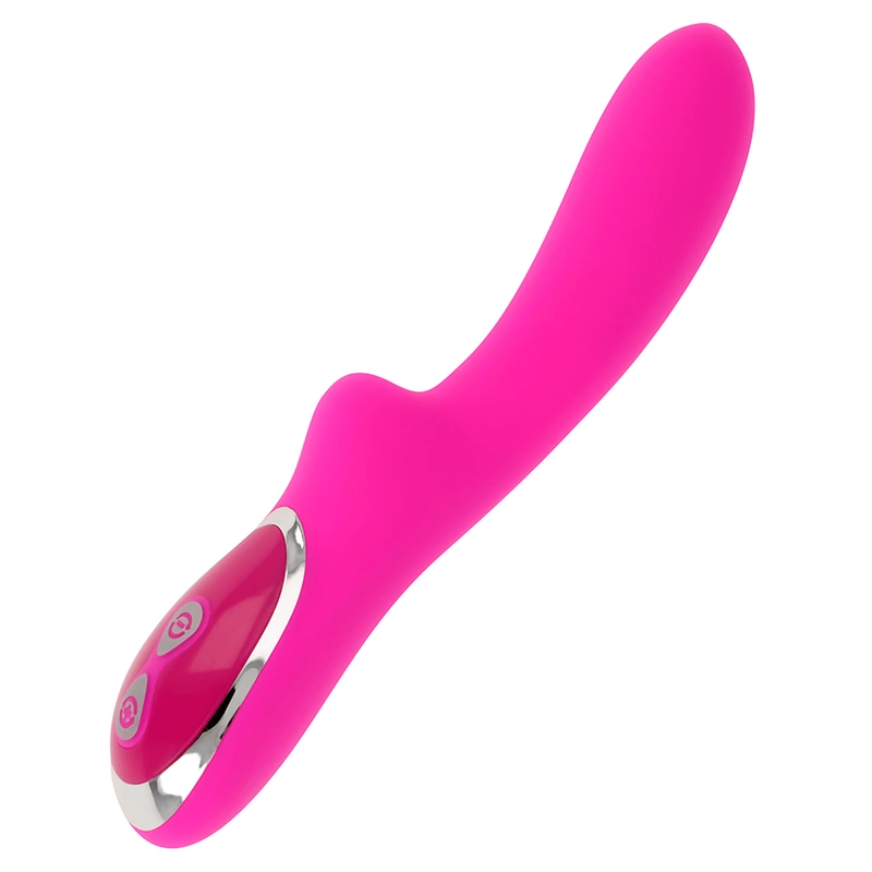 Magnetic USB Rechargeable Intimate Massager 10 Modes 21cm Pink