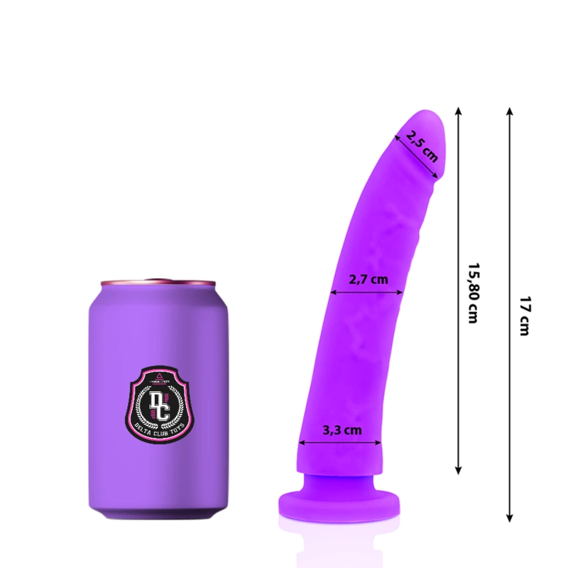 Lilac Intimate Silicone Model 17cm x 3cm Hypoallergenic