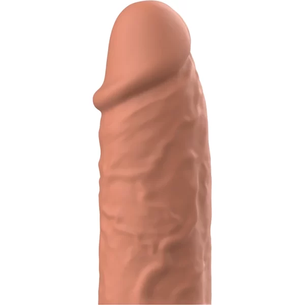 VirilXL V3 brÄ…zowy rÄ™kaw silikonowy wydÅ‚uÅ¼ajÄ…cy