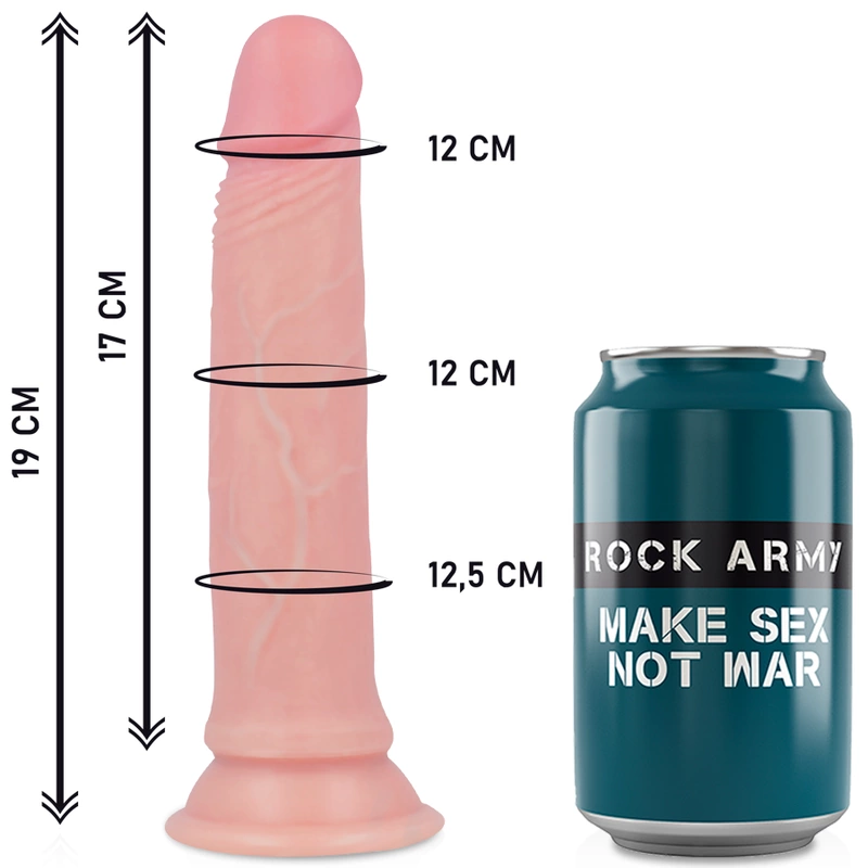 Rock Army Avenger Zestaw UprzÄ…Å¼ + Model Anatomiczny 19 cm Silikonowy