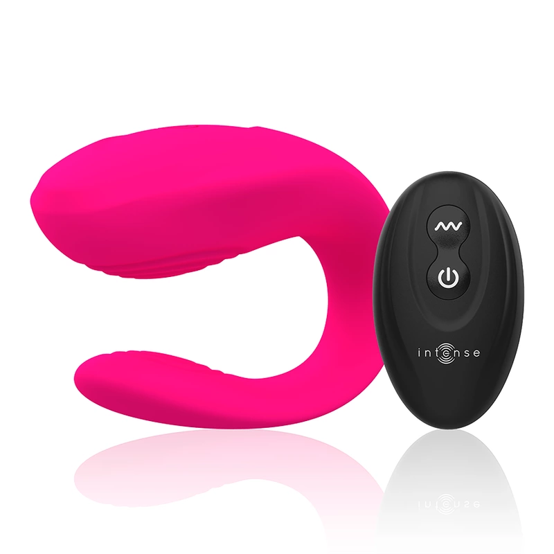 Intense Bruno Partner Double Pleasure rożowy - podwojny system wibracji Intense Bruno Partner Double Pleasure rożowy - podwojny system wibracji
