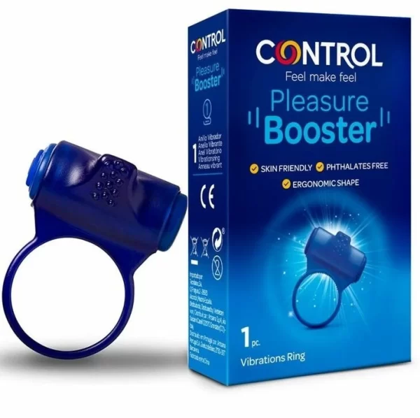 Pleasure Booster Vibrating Silicone Ring - Intimate Stimulation System