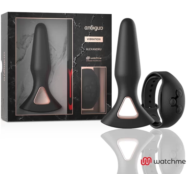 Alexandru Silicone Intimate Plug with WATCHME Remote