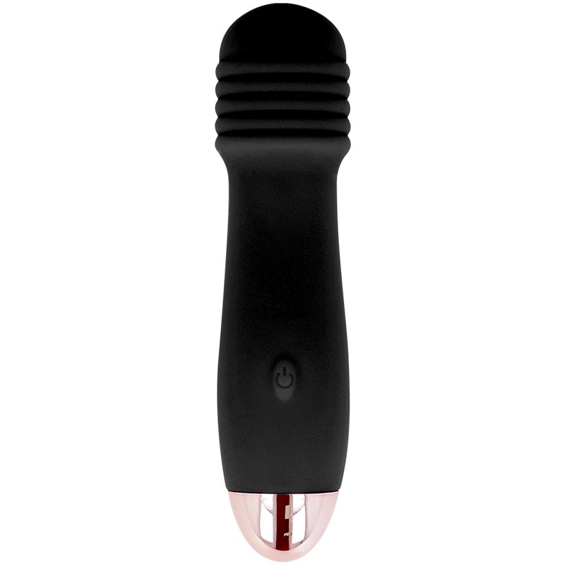 Three Black Intimate Massager 7-Speed Rechargeable Silicone 12.2cm