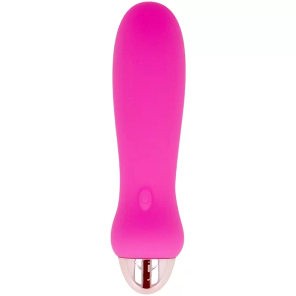 Five Pink USB Rechargeable Silicone Intimate Device 12.4cm 7 Modes