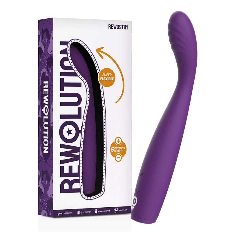 REWOSTIM Flexible Silicone Vibrator REWOSTIM Flexible Silicone Vibrator