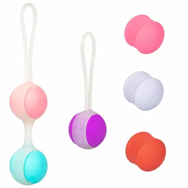 She-Ology Interchangeable Kegel Exercise Ball Set Silicone