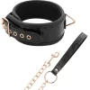 Black Edition Premium Vegan Leather Collar with Neoprene Lining Black Edition Premium Vegan Leather Collar with Neoprene Lining