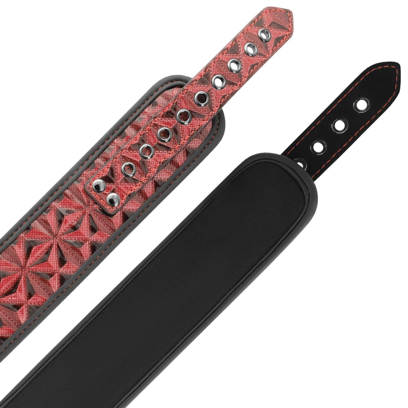 BEGME Red Edition - KoÅ‚nierz z neoprenowÄ… wyÅ›cioÅ‚kÄ… i regulowanymi klipsami