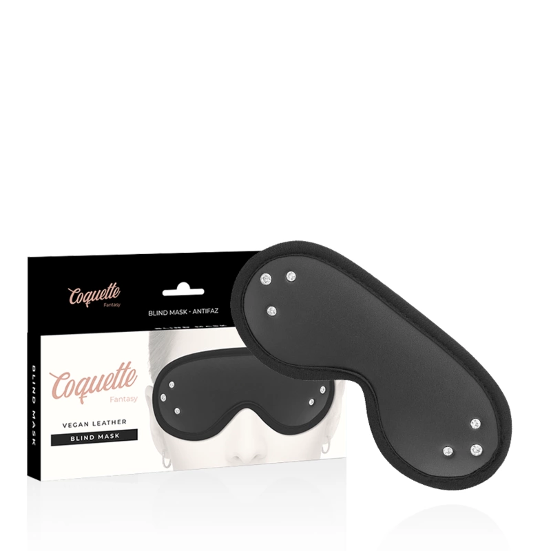 Chic Desire Vegan Leather Blind Mask with Neoprene Lining Chic Desire Vegan Leather Blind Mask with Neoprene Lining