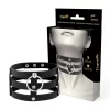 Chic Desire Vegan Leather Choker - Adjustable Black 38 cm