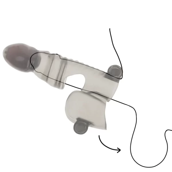 Vibrating Intimate Sheath 3-Motor Flexible Anatomical 14cm