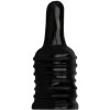 Fetish Silicone Textured Stimulation Thimble 6cm Black - Anelma Fetish Silicone Textured Stimulation Thimble 6cm Black