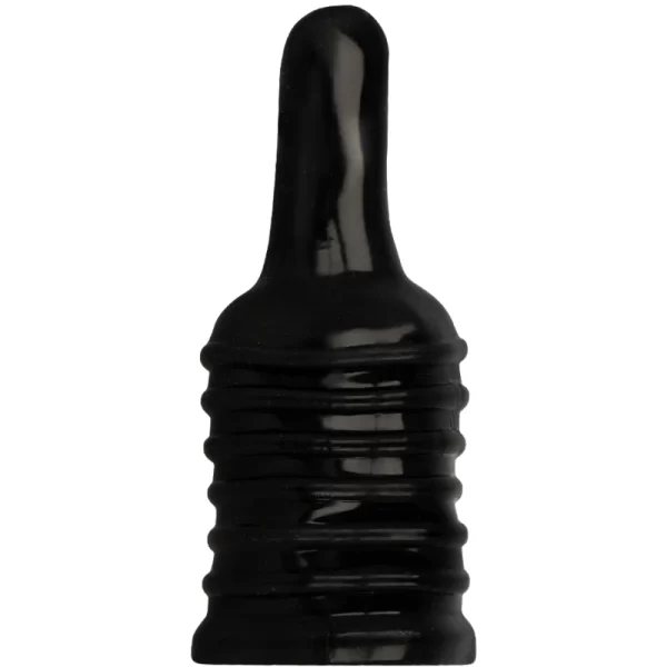 Fetish Silicone Textured Stimulation Thimble 6cm Black