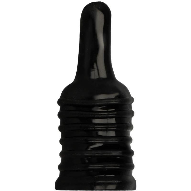 Fetish Silicone Textured Stimulation Thimble 6cm Black