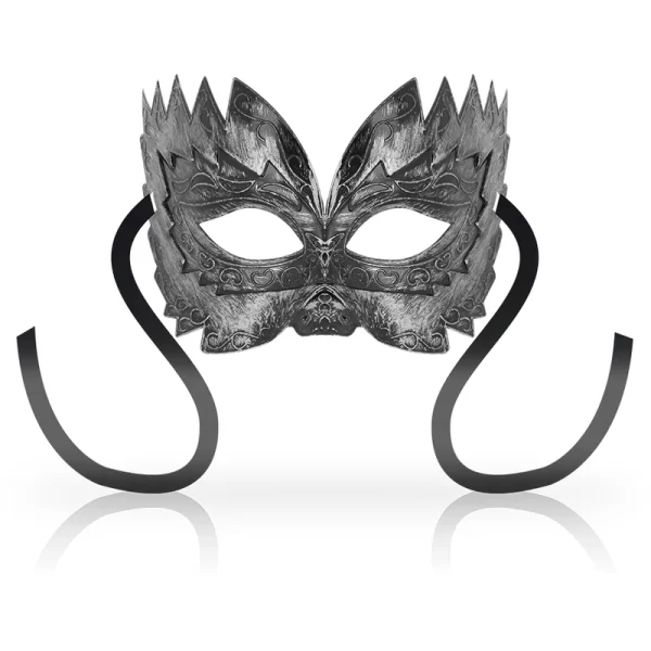 Venetian Style Silver Mask - Exclusive Embossed Unisex Design